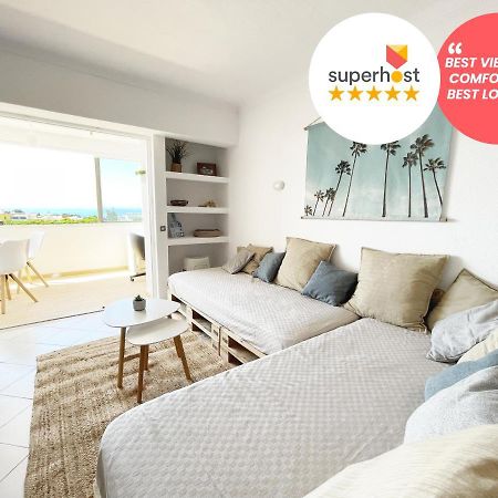 Panoramic Seaview - 2 Bedroom, Main Ave, 15 Min Walk Beach, Workspace 阿尔布费拉 外观 照片